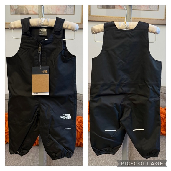 ❗️🆕The North Face Infant Boys Antora Waterproof Rain Bib Pants❗️ - Picture 1 of 7